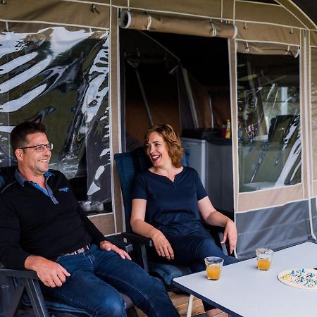 Nice Tent Lodge On A Campsite, Bordering The Forest, Luxembourg At 27 Km Medernach Bagian luar foto