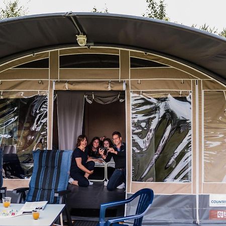 Nice Tent Lodge On A Campsite, Bordering The Forest, Luxembourg At 27 Km Medernach Bagian luar foto