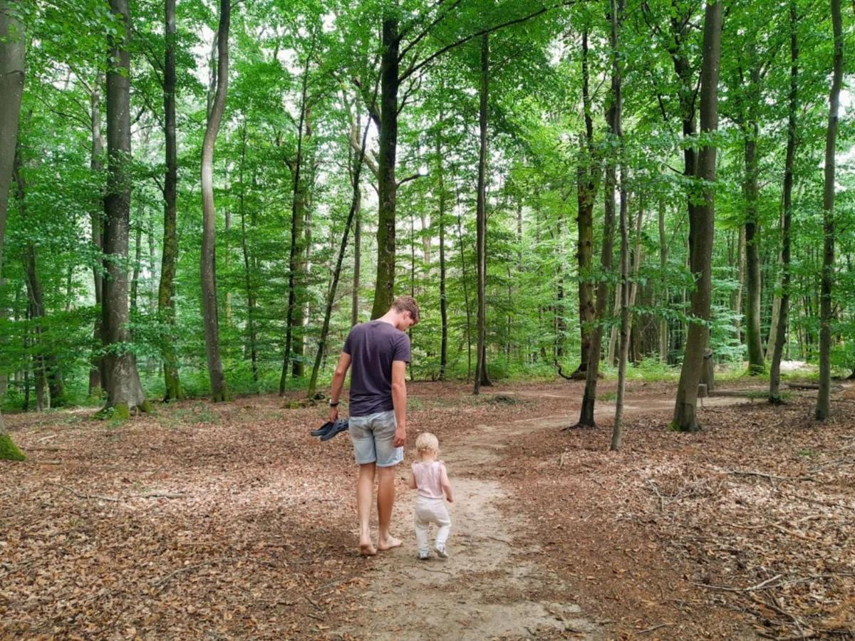 Nice Tent Lodge On A Campsite, Bordering The Forest, Luxembourg At 27 Km Medernach Bagian luar foto