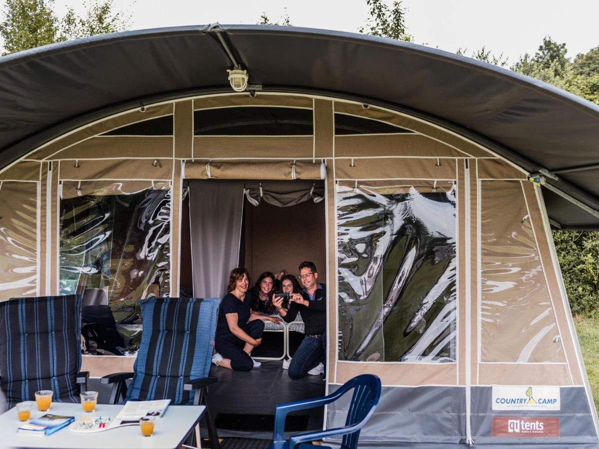 Nice Tent Lodge On A Campsite, Bordering The Forest, Luxembourg At 27 Km Medernach Bagian luar foto